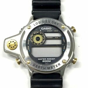 X105-W11-570 ◎ CASIO カシオ LOG MEMORY DEPTH METER DEP-500 メンズ 腕時計 クォーツ デジタル ログメモリー 200M コンビカラー③