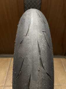 中古MCタイヤ BRIGESTONE BATTLAX RS10 120/70ZR17 ブリヂストン バトラックス レーシングストリート 120 70 17 1017 A413