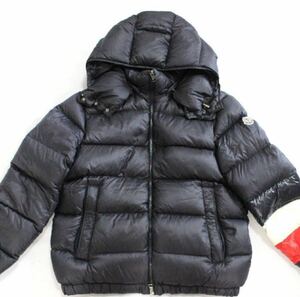 1円 極美品 朝倉未来着用 MONCLER WILLM モンクレール ウィルム ダウンジャケット フード着脱可能 黒 ブラック 3 XL メンズ トリコロール 