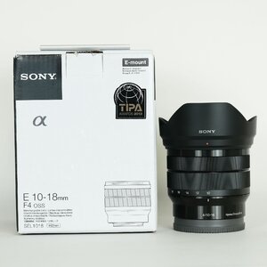 [良品｜高級フィルター付] SONY E 10-18mm F4 OSS SEL1018 / ソニーEマウント