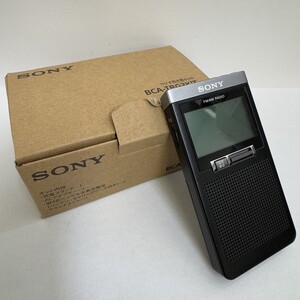 F401-I50-1841◎ SONY ソニー FM/AM RADIO ラジオ ポケットラジオ SRF-T355 音出し確認済み 充電器セット付き