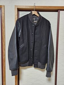 ユーズド　古着　RRL　ダブルアールエル　BLACKCAT　VARSITY　JACKET　スタジアムジャンバー