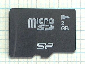 ★SILICON POWERT microＳＤカード ２ＧＢ 中古 ★送料６３円～