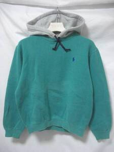 90s POLO RALPH LAUREN HI TECH キッズ パーカー 緑 140