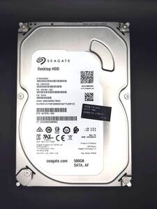 【中古動作品】Seagate 3.5インチHDD SATA(Serial ATA) 500GB ST500DM002-1SB10A 使用時間 18010時間