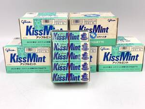 未開封 当時物 グリコ kiss Mint キスミントガム アップルミント エチケット用 大量まとめて 65個まとめ 駄菓子屋 昭和レトロ 