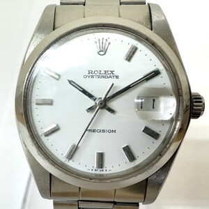 E829-SK18-328◎ ROLEX ロレックス OYSTER DATE PRECISION オイスターデイト プレシジョン ref.6694 5番 メンズ 腕時計 自動巻き 稼働