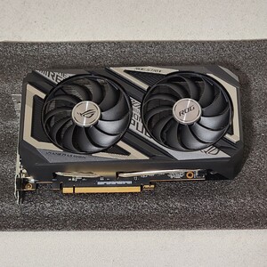 ASUS RADEON RX6600XT 8GB GDDR6/ROG-STRIX-RX6600XT-O8G-GAMING 動作確認済み PCパーツ グラフィックカード PCIExpress