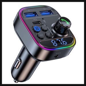 【開封のみ】BOSUDA★【進化モデル】FMトランスミッター Bluetooth5.3 車載 fmトランスミッター PD 30W+QC3.0急速充電 車載充電器 送料無料