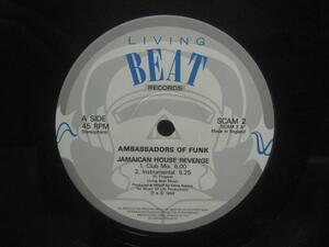 Ambassadors Of Funk / Jamaican House Revenge ◆Y308NO◆12インチ