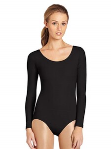 ☆ Capezio (US) 体操・新体操競技用 レオタード ☆大人 XL (アメリカXL) レディース LL ~３L サイズ換算☆新品未使用☆ 大きいサイズ ☆BK