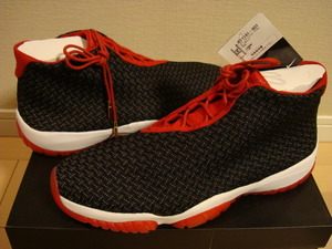 レシート付き 国内正規品 新品 NIKE AIR JORDAN FUTURE PREMIUM GYM RED US13 31cm 黒タグ付き ナイキ エア ジョーダン フューチャー