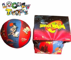 molten 90s SPACE JAM ルーニーテューンズ　モルテン　ボール　デッドストック　LOONEY TUNES バックスバニー　ワーナーブラザーズ　レア