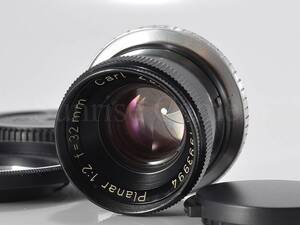 激レア品！[良品]Carl Zeiss (カールツァイス) Planar 32mm F2 Cマウント/マイクロフォーサーズアダプター付 プラナー [保証] (52295)