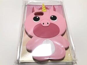 SAZAC（サザック） シリコン ユニコーン（ピンク） iPhone6/6s/7/8用ソフトケース 未使用 美品