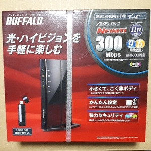 バッファロー　BUFFALO 無線LAN親機&子機　WHR-G300N/U　新品　未開封　正規品