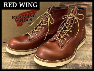 送料無 未使用 デッドストック 廃盤 USA製 RED WING レッドウィング 2924 12年製 LINEMAN 6インチ レザー ラインマン ブーツ 赤茶 28.0 ④