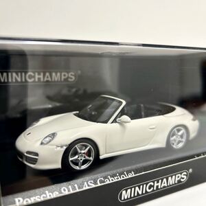 MINICHAMPS 1/43 PORSCHE 911 Carrera 4S Cabriolet 997 Ⅱ White ミニチャンプス ポルシェ カレラ カブリオレ ミニカー モデルカー