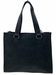 DIESEL◆BSMS TOTE/キャンバス/BLK