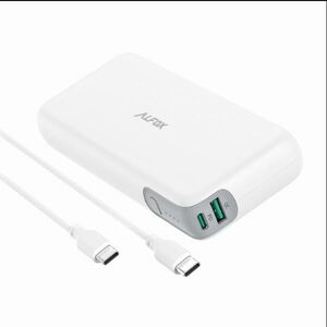 Alfox モバイルバッテリー 20000mAh 60WPD3.0&QC3.0 超高速充電/USB-A+USB-C/ PSE認証 ホワイト