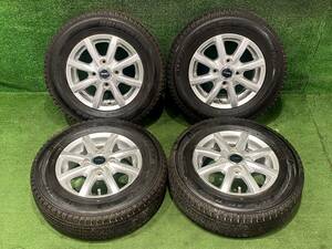 BRIDGESTONE ブリヂストン TOPRUN 12x4J OFF42 PCD100 4H BRIDGESTONE ブリヂストン BLIZZAK REVO969 145/R12LT 売切!!