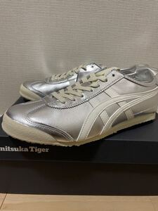 新品 オニツカタイガー Mexico66 シルバー メキシコ Onitsuka Tiger 26.5cm/Asics/カヤノ14/サンバ