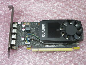 nVIDIA / Quadro P1000 / GDDR5 4GB / Mini DisplayPort 1.4対応コネクタ ×4系統出力 / 動作確認済み / No.V350