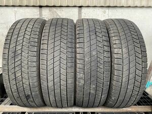 T4079　送料無料☆深溝スタッドレス　BRIDGESTONE ブリヂストン BLIZZAK VRX3　195/65R15 91Q　4本価格　2本2022年製/2本2021年製