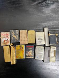 1円スタート　ライターまとめ　 ZIPPO ダンヒル　 ルパン三世　 オイルライター　 喫煙グッズ