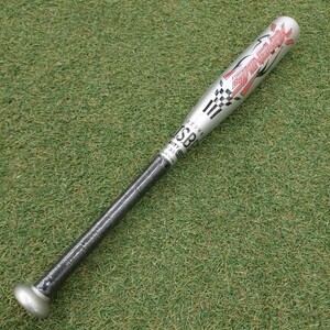 ゼット(ZETT) 軟式野球 バット スイングマックス 金属製(超々ジュラルミン) 60cm 350g シルバー(1300) BAT75460