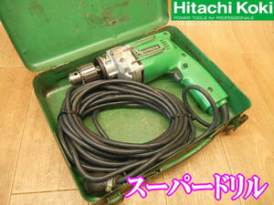 □　日立工機　HITACHI　スーパードリル　DR-10A　10ｍｍ　電気ドリル　電動ドリル　穴あけ　ドリル　正逆転両用　100V