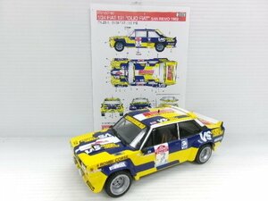 イタレリ 1/24 フィアット 131 OLIO FIAT サンレモラリー 1980 プラモデル完成品 スタジオ27 デカール使用 (4122-727)