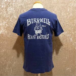 80’s BIRDWELL ポケットTシャツ 検索: バードウェル ビンテージ シングルステッチ オールドサーフ ポケT Hanes Made in USA 80年代