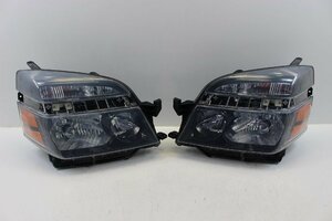 レンズ再生品　ヴォクシー　AZR60G　後期　ヘッドライト　左右　セット　キセノン　HID　コイト　28-183　打刻V7　黒メッキ　257213-257214