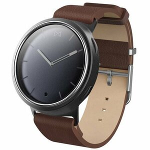 新品■Misfit Wearables MIS5007 PHASE（フェイズ） グレー アルミケース ブラウン レザーストラップ 日本正規代理店品