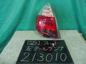 【213010】ホンダ　フィット　GD1　左テールランプ　イチコ 4995　中古