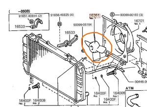 《超希少・取扱終了》MR2 AW11 ラジエータファン No.1 ファン ラジエーターファン ラジエーター 4AGZE スーパーチャージャー ほか etc JDM