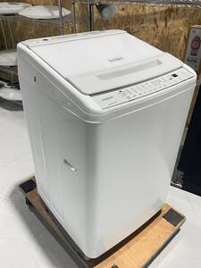 ★HITACHI★ビートウォッシュ 8kg洗濯機 BW-V80G 2022年 ホワイト W60.8cm ファミリー まとめ洗い 大物洗い 福島 郡山市★直接渡しOK★