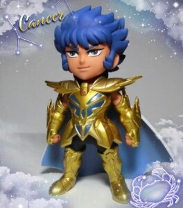 聖闘士星矢　魂ネイションズBOX　ARTlized　黄金聖闘士　蟹座　キャンサーデスマスク　旧アニメカラー版　フルリペイント　塗装済み完成品