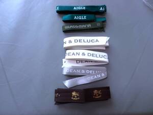 AIGLE SILAS サイラス IL BISONTE イルビゾンテ DEAN&DELUCA 等 ブランド リボン 包装 解体後 未使用 保管品 ７本セット 正規品