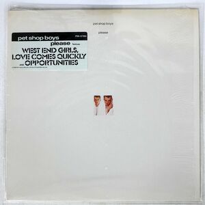 米 PET SHOP BOYS/PLEASE/EMI AMERICA PW17193 LP