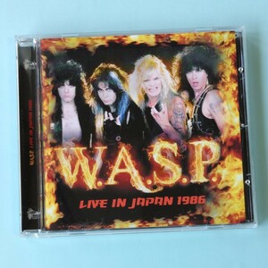 【1回再生しただけの美品です】W.A.S.P. Live In Japan 1986 WASP