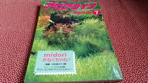 中古☆月刊アクアライフ 水草 熱帯魚 マリン企画 1992年 雑誌 タナゴ　グッピー