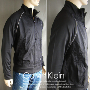 9新品★カルバンクライン Calvin Klein★ジップジャケット★BLACK 黒★XS★MENS