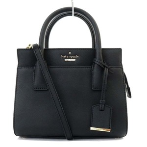 ケイトスペード KATE SPADE キャメロンストリート ミニキャンダス ハンドバッグ ショルダーバッグ 2way 斜め掛け レザー 黒 PXRU6669