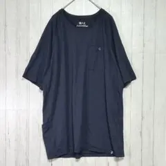 メンズTシャツ　3L ニオイクリアEX  ネイビー