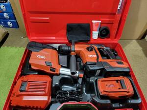 HILTI ヒルティ　TE6-A22 TE DRS-6-A　充電　ロータリーハンマードリル　22V 集塵システム　8.0ah×2