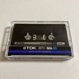 TDK MA 46 METAL POSITION TYPE Ⅳ メタルテープ　カセットテープ 中古品