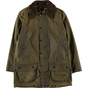 古着 90年代 バブアー Barbour BEAUFORT ビューフォート 旧3ワラント オイルド ハンティングジャケット 英国製 C38 メンズM /eaa445251