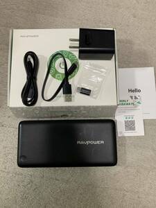 RAVPOWER モバイルバッテリー RP-PB043 20100mAh 中古　動作確認済